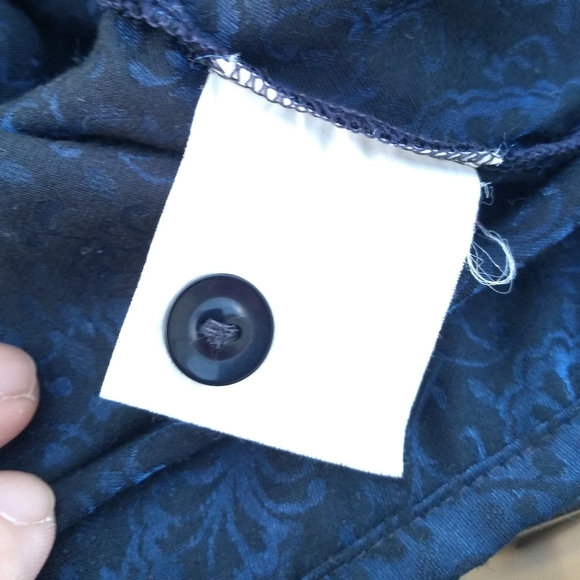 Vintage Steilmann Blue & Black Blouse, 1980s, Designed in Germany, Size … - Picture 10 of 10